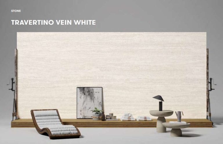 Travertino Vein White